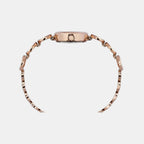 Fria Women Quartz Mother of Pearl Dial Analog Brass Watch TWEL24002