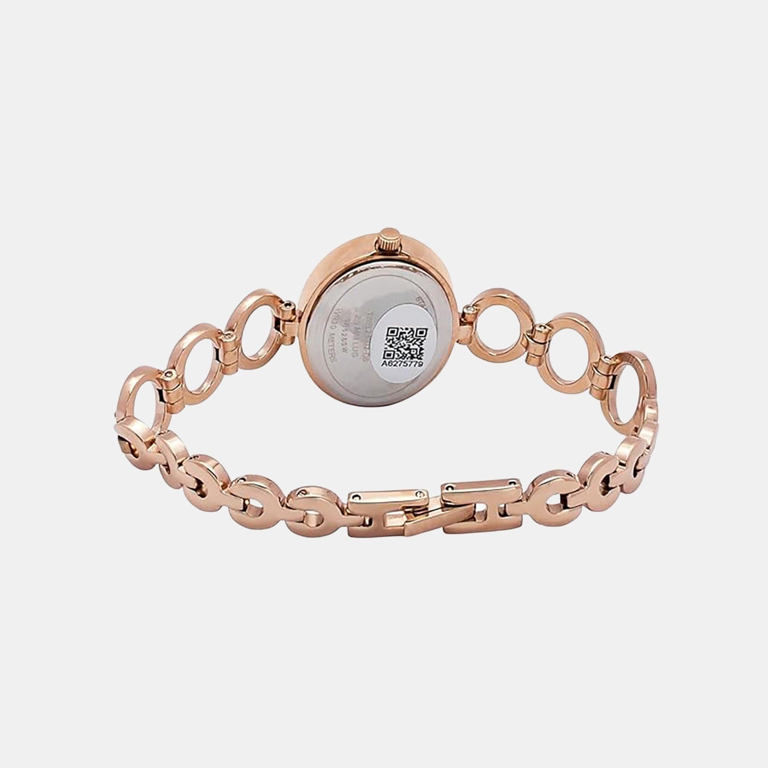 Fria Women Quartz Mother of Pearl Dial Analog Brass Watch TWEL24002