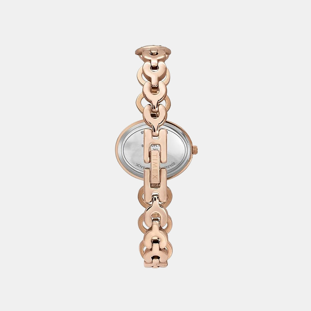 Fria Women Quartz Dial Analog Brass Watch TWEL24003