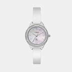 Fria Women Quartz Mother of Pearl Dial Analog Brass Watch TWEL24200