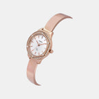 Fria Women Quartz Mother of Pearl Dial Analog Brass Watch TWEL24201