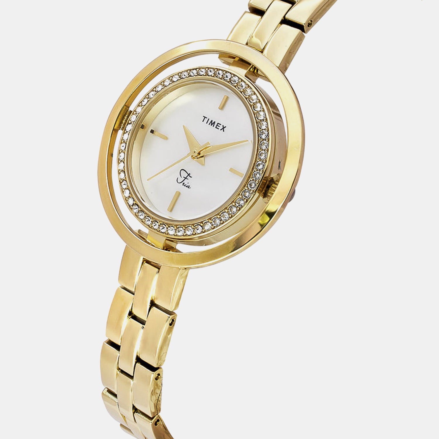 Fria Women Quartz Dial Analog Brass Watch TWEL24301