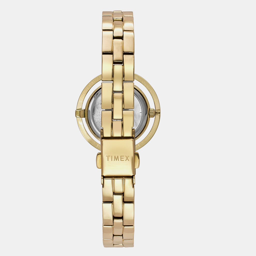 Fria Women Quartz Dial Analog Brass Watch TWEL24301