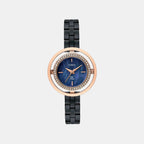 Fria Women Quartz Mother Of Pearl Dial Analog Brass Watch TWEL24303