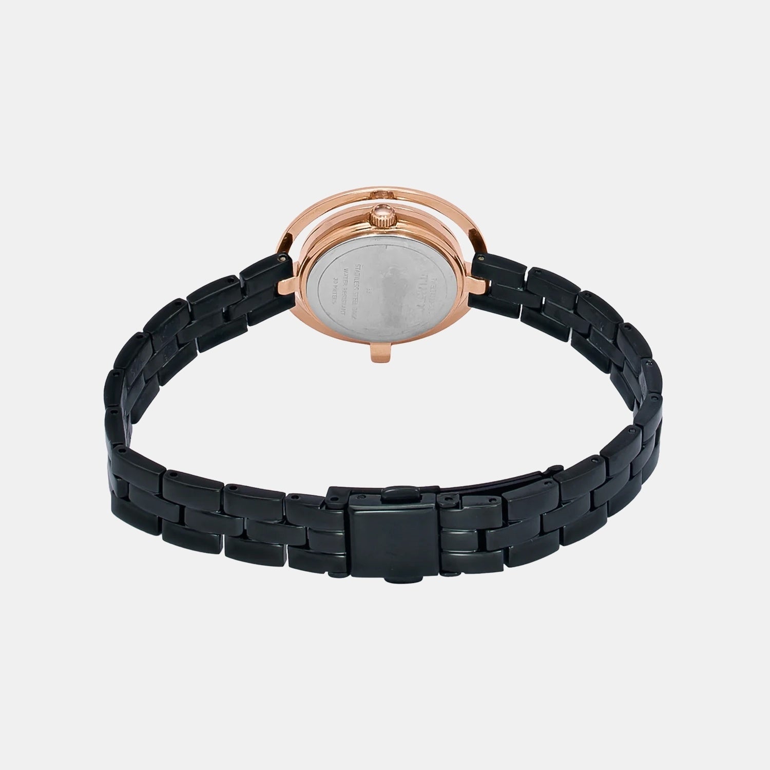 Fria Women Quartz Mother of Pearl Dial Analog Brass Watch TWEL24303