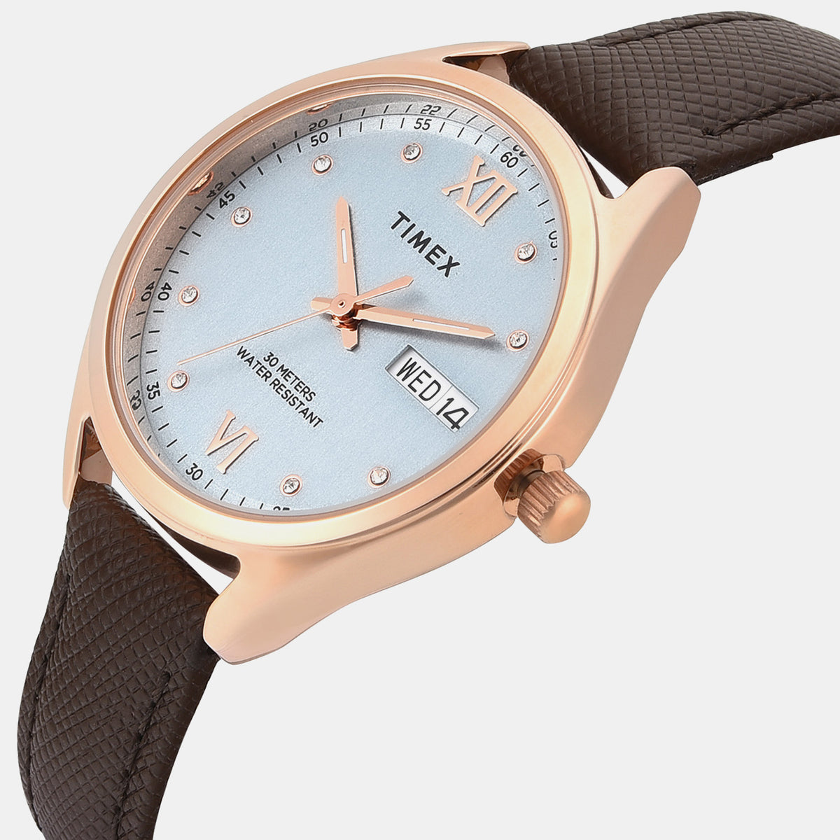 Trendline Women Quartz Blue Dial Analog Leather Watch TWEL26804