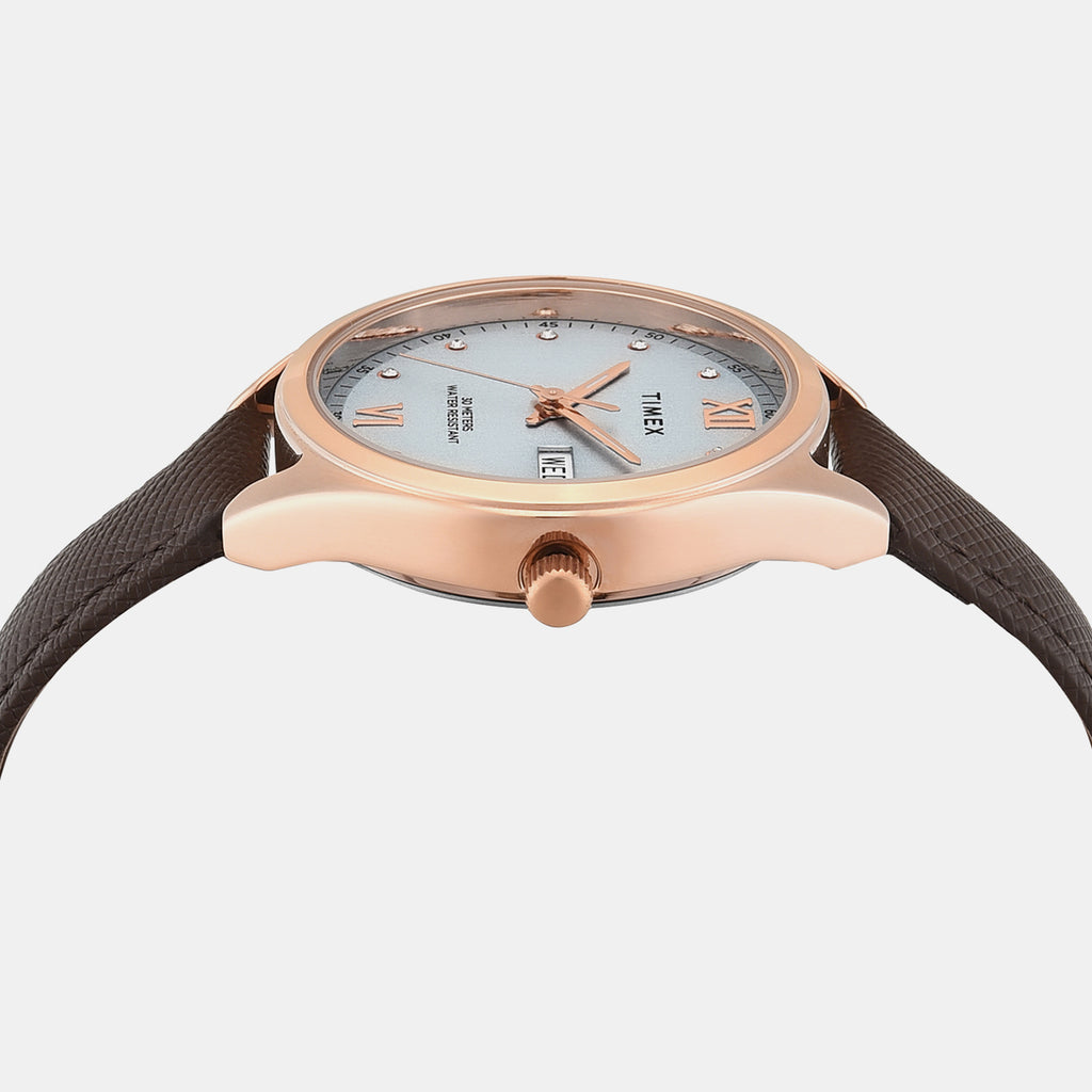 Trendline Women Quartz Blue Dial Analog Leather Watch TWEL26804
