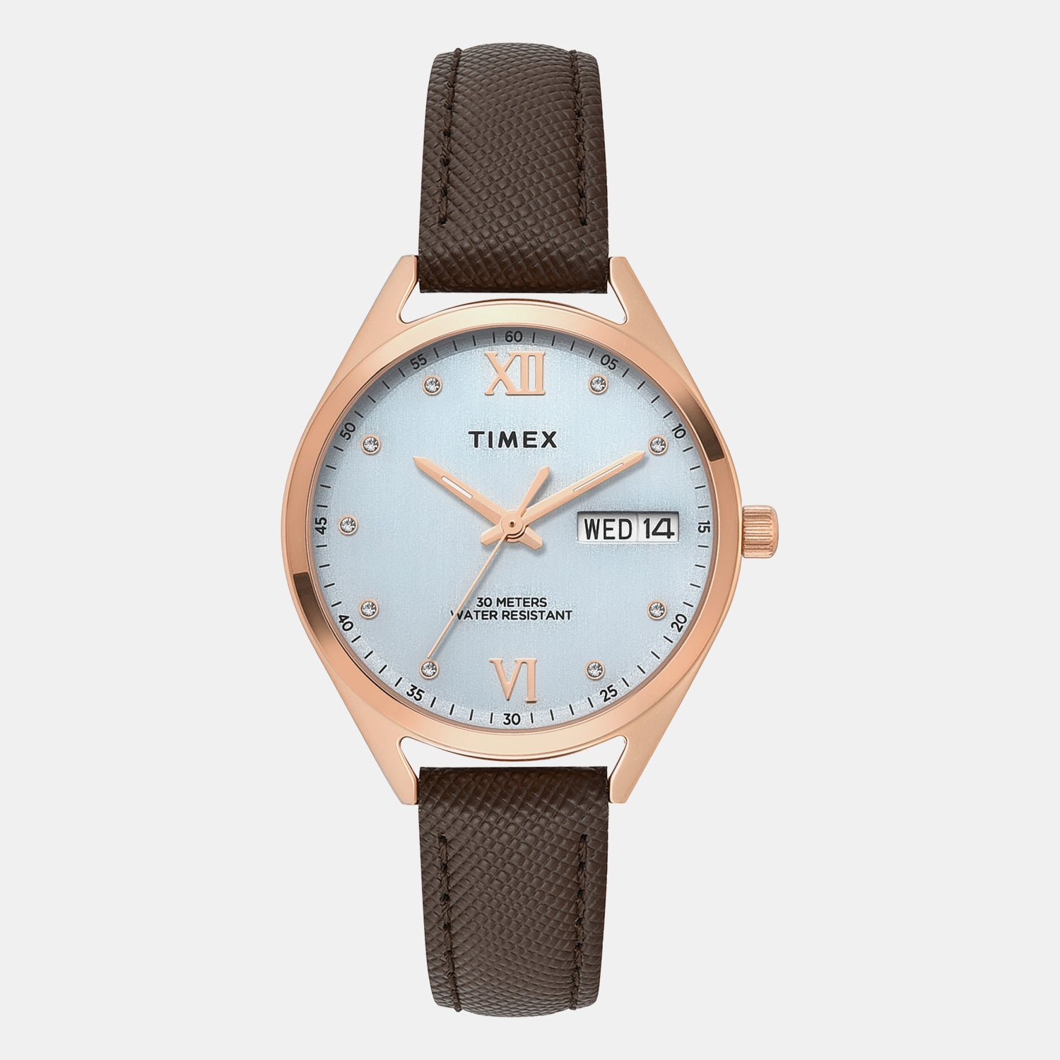 Trendline Women Quartz Blue Dial Analog Leather Watch TWEL26804