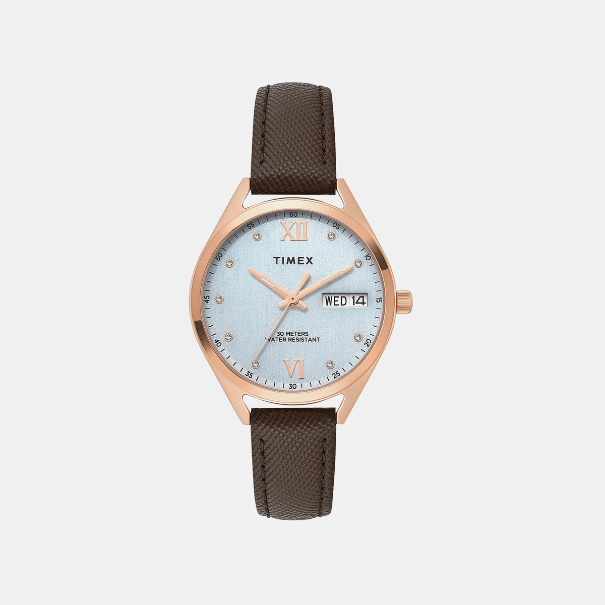 Trendline Women Quartz Blue Dial Analog Leather Watch TWEL26804