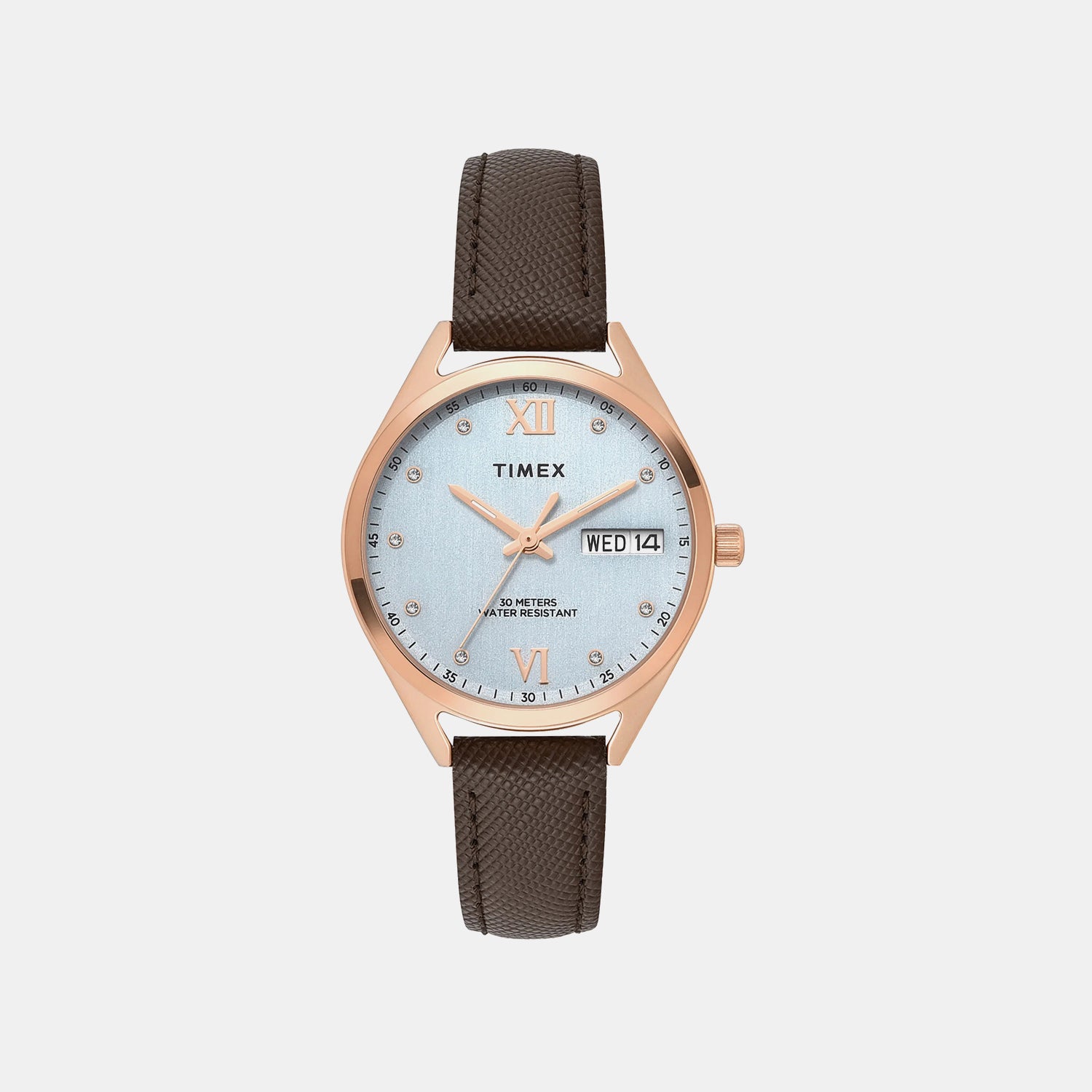 Trendline Women Quartz Blue Dial Analog Leather Watch TWEL26804