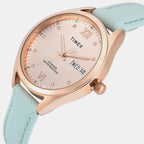 Trendline Women Quartz Rose Gold Dial Analog Leather Watch TWEL26805