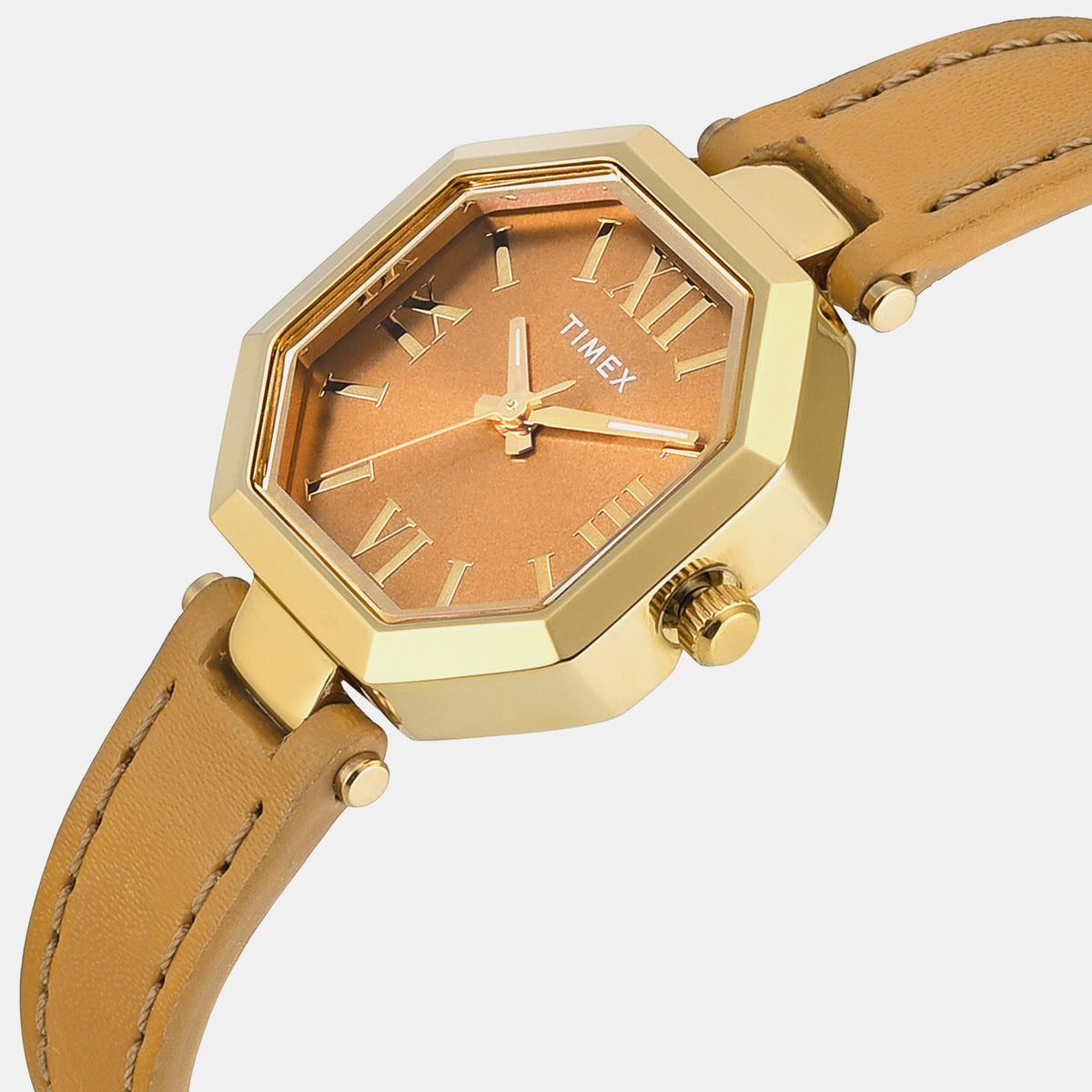 Trendline Women Quartz Yellow Dial Analog Leather Watch TWEL26900