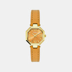 Trendline Women Quartz Yellow Dial Analog Leather Watch TWEL26900
