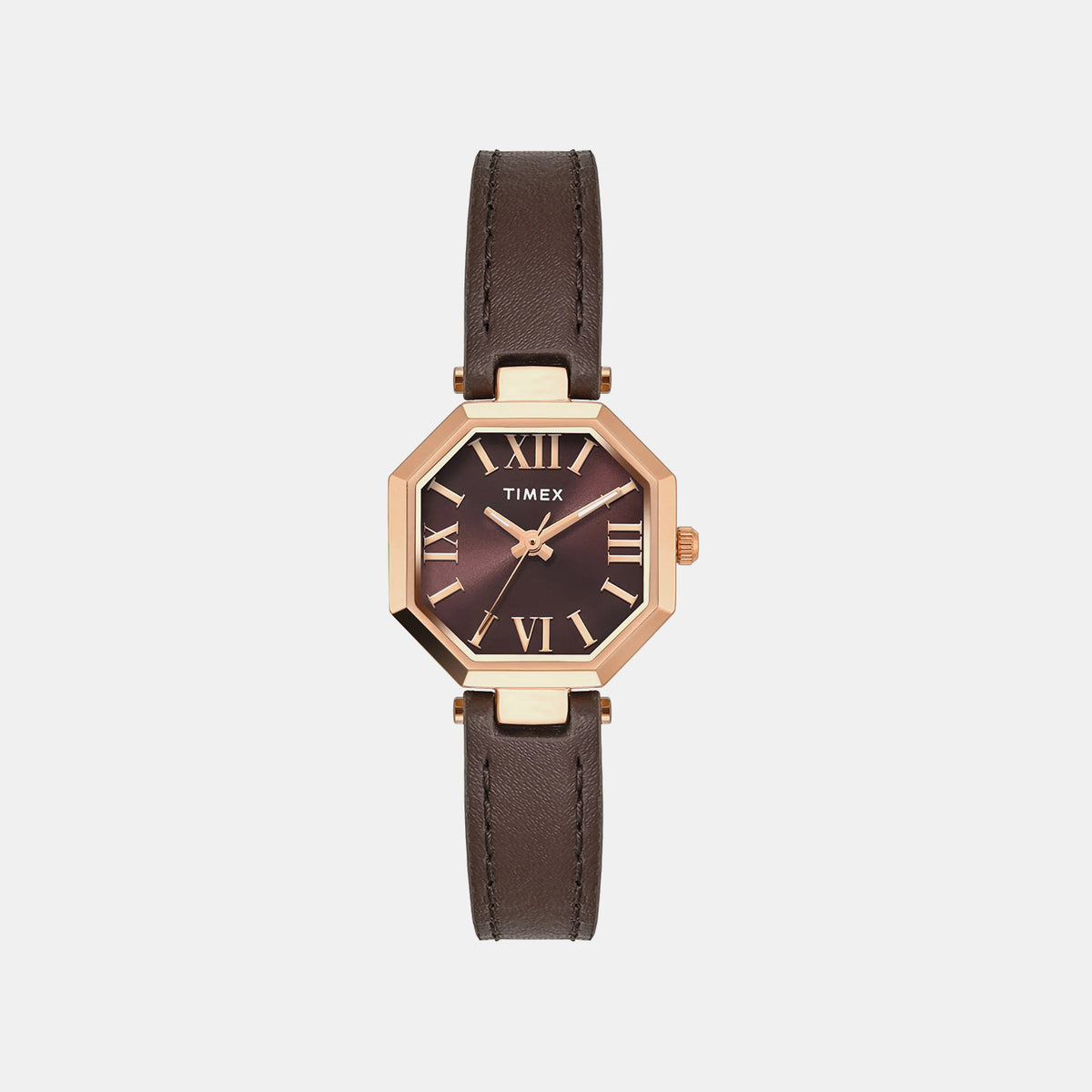 Trendline Women Quartz Brown Dial Analog Leather Watch TWEL26901