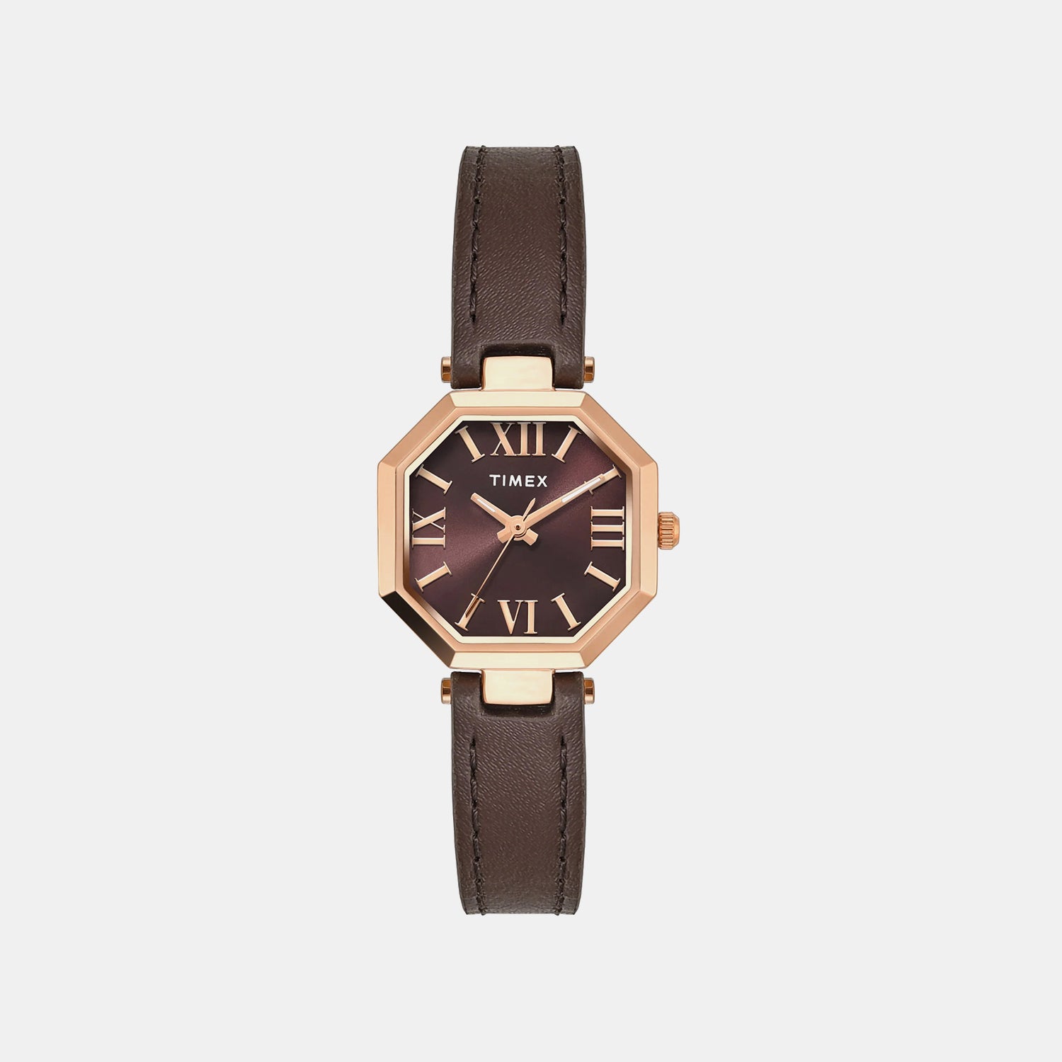 Trendline Women Quartz Brown Dial Analog Leather Watch TWEL26901