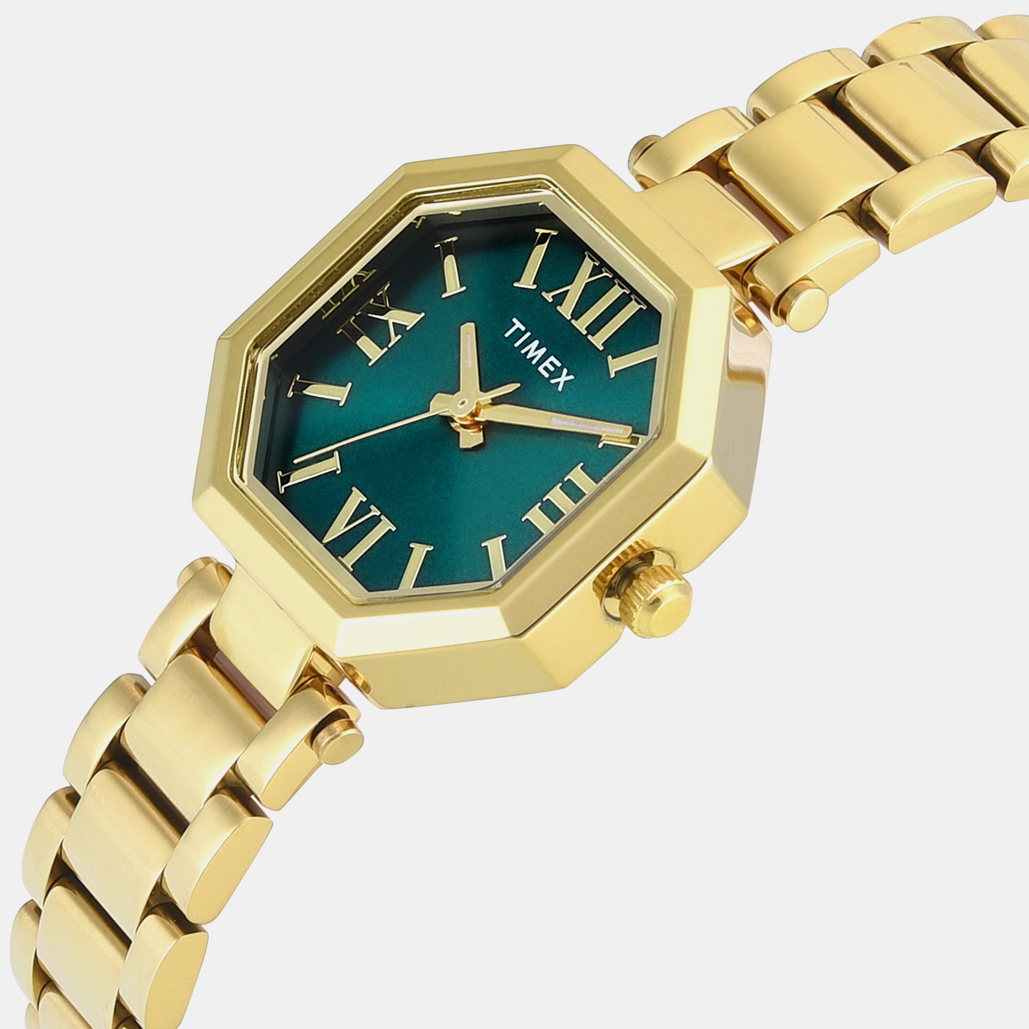 Trendline Women Quartz Teal Dial Analog Stainless Steel Watch TWEL26902