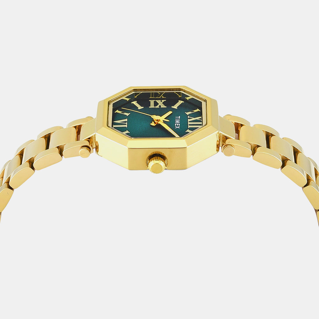 Trendline Women Quartz Teal Dial Analog Stainless Steel Watch TWEL26902