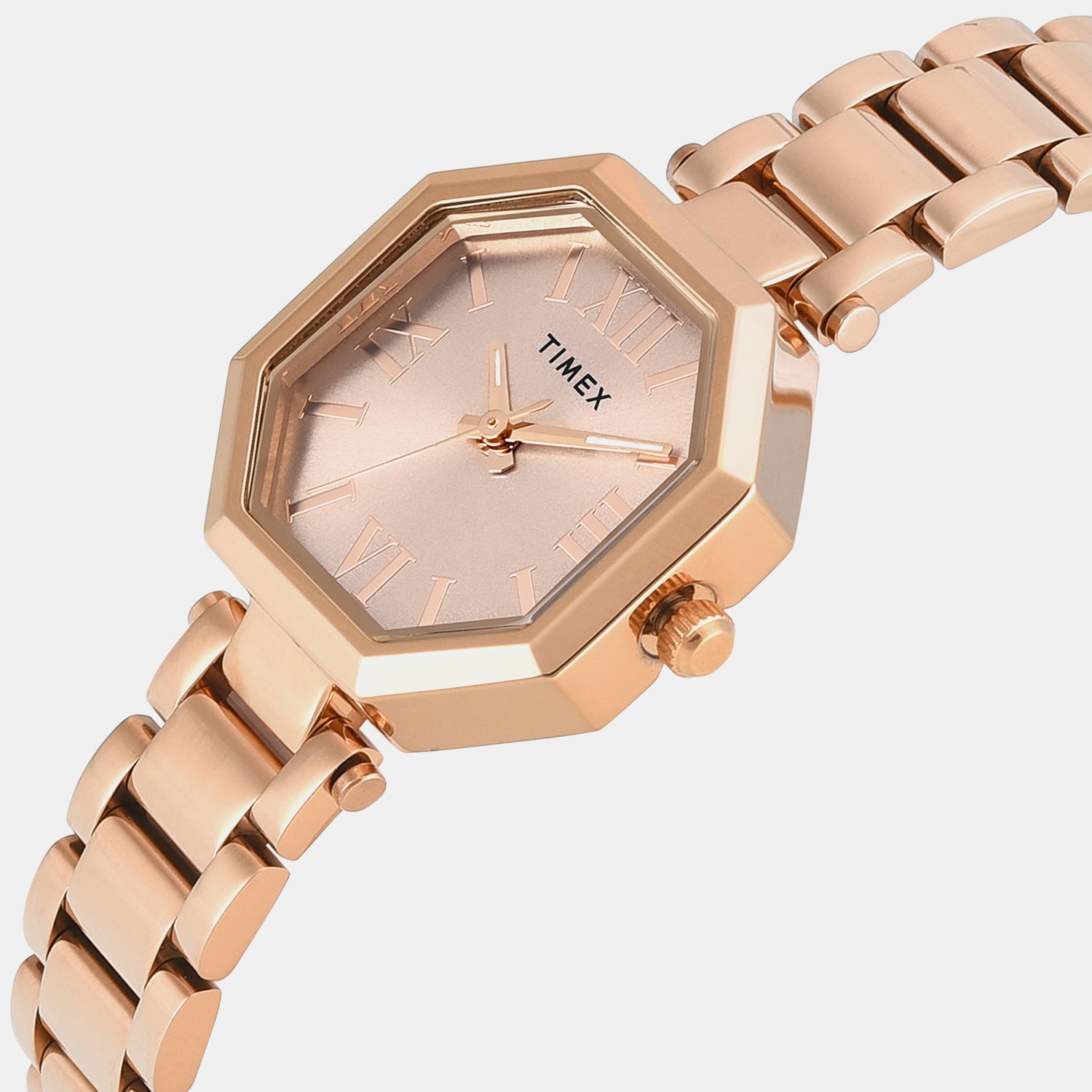 Trendline Women Quartz Rose Gold Dial Analog Stainless Steel Watch TWEL26903