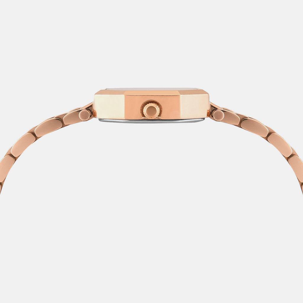 Trendline Women Quartz Rose Gold Dial Analog Stainless Steel Watch TWEL26903