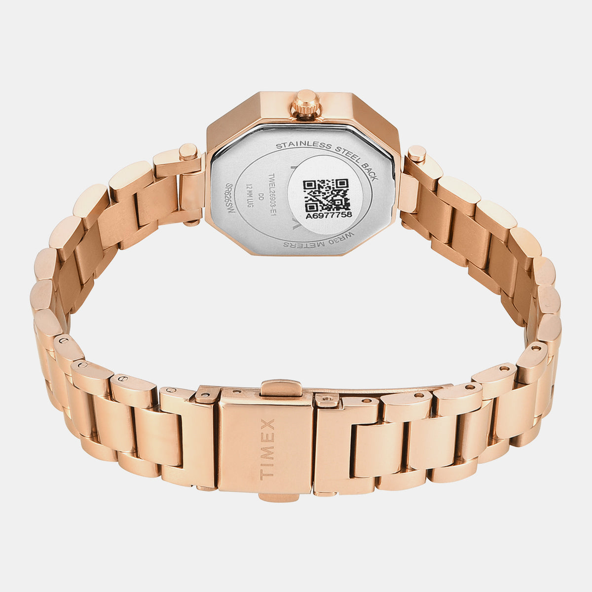 Trendline Women Quartz Rose Gold Dial Analog Stainless Steel Watch TWEL26903