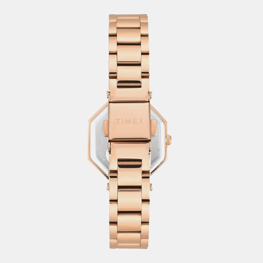 Trendline Women Quartz Rose Gold Dial Analog Stainless Steel Watch TWEL26903
