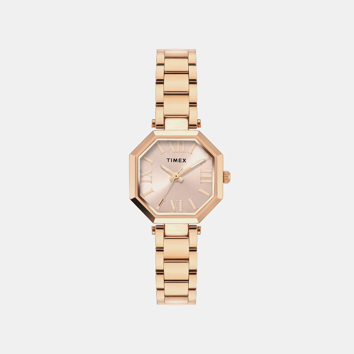 Trendline Women Quartz Rose Gold Dial Analog Stainless Steel Watch TWEL26903