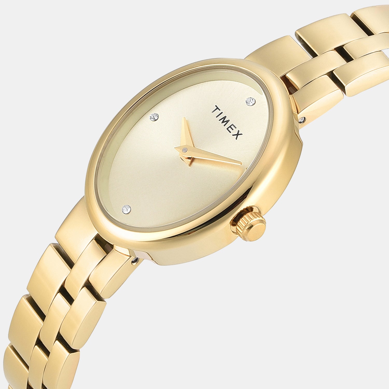 Trendline Women Quartz Champagne Dial Analog Stainless Steel Watch TWEL27100