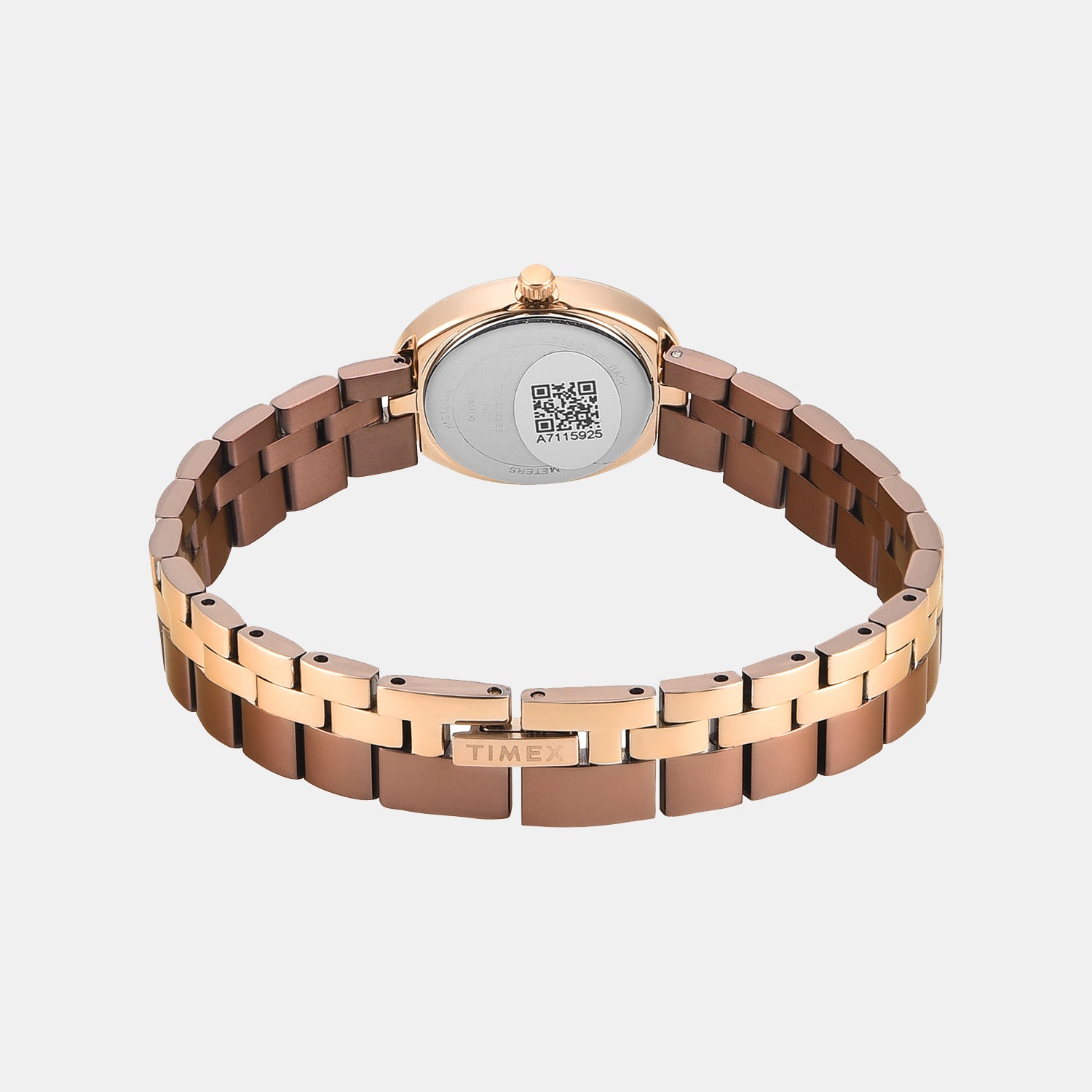 Trendline Women Quartz Brown Dial Analog Stainless Steel Watch TWEL27102