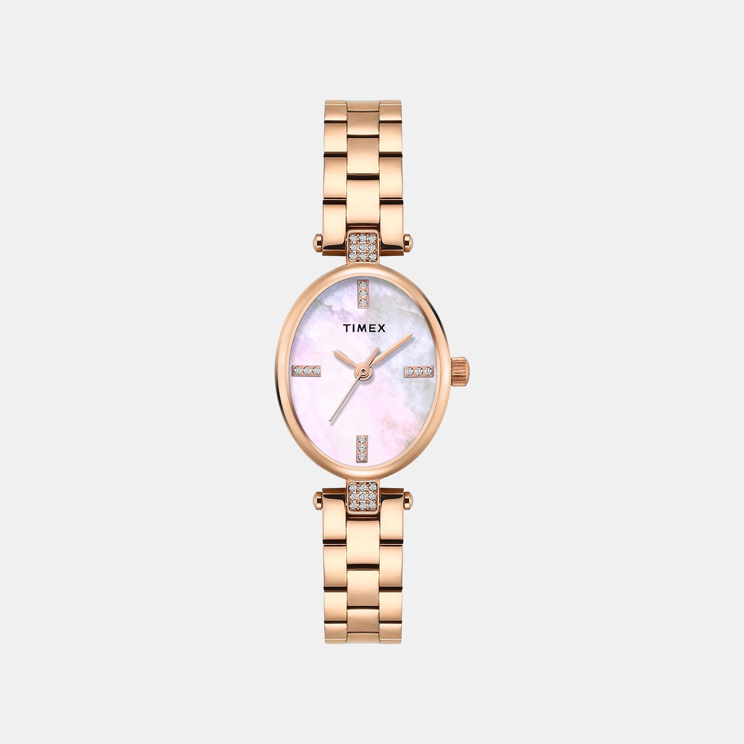 Trendline Women Quartz Mother Of Pearl Dial Analog Brass Watch TWEL27200