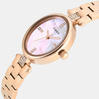 Trendline Women Quartz Mother Of Pearl Dial Analog Brass Watch TWEL27200