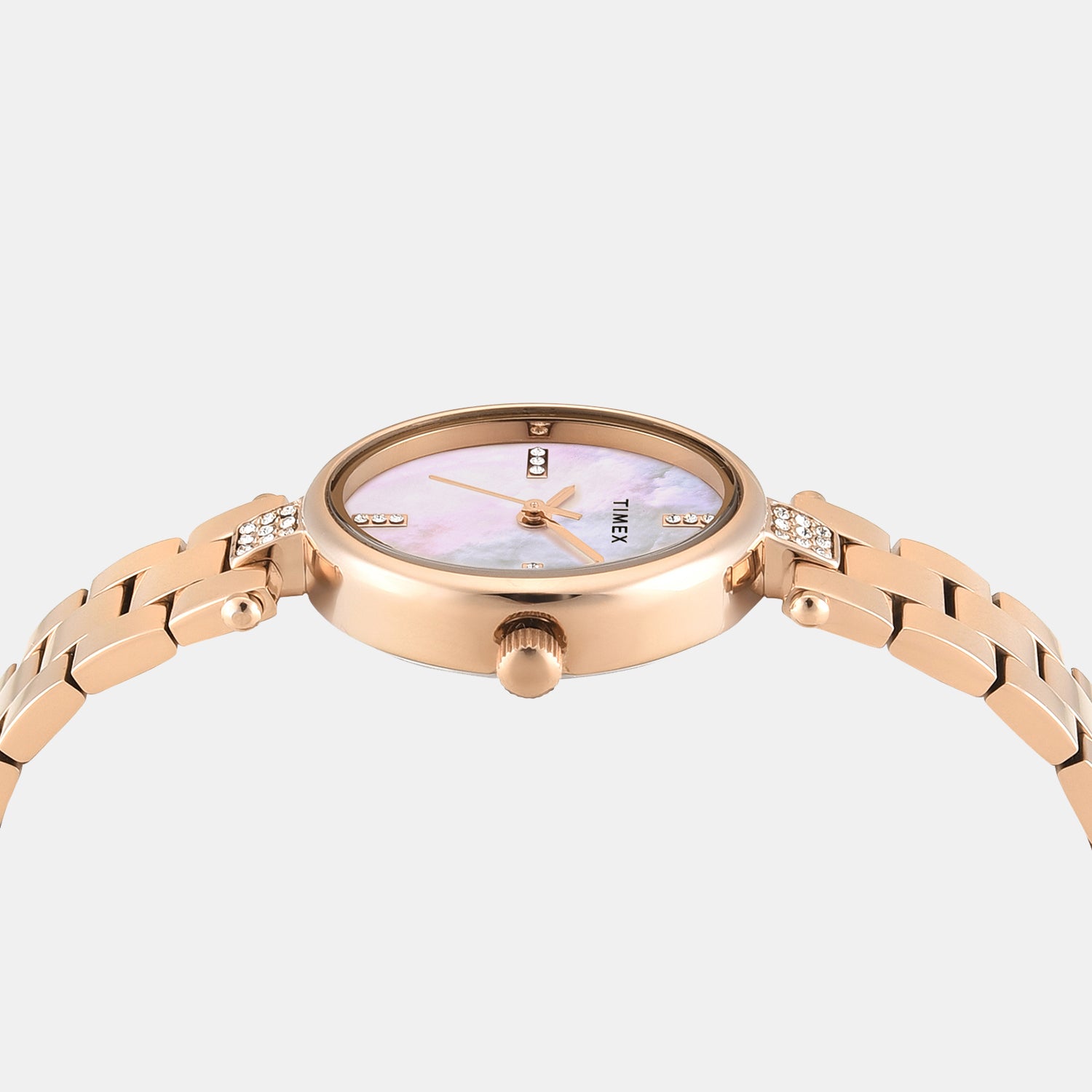 Trendline Women Quartz Mother Of Pearl Dial Analog Brass Watch TWEL27200