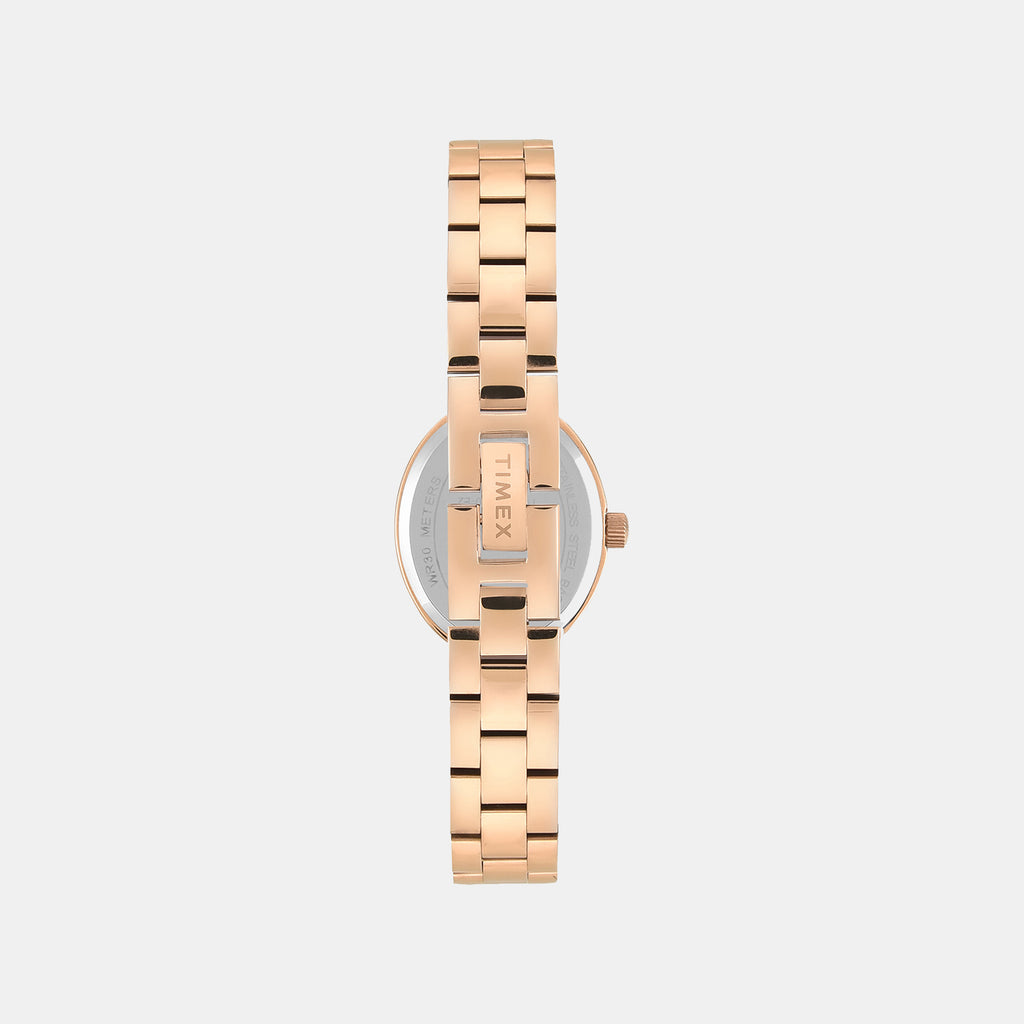 Trendline Women Quartz Mother Of Pearl Dial Analog Brass Watch TWEL27200