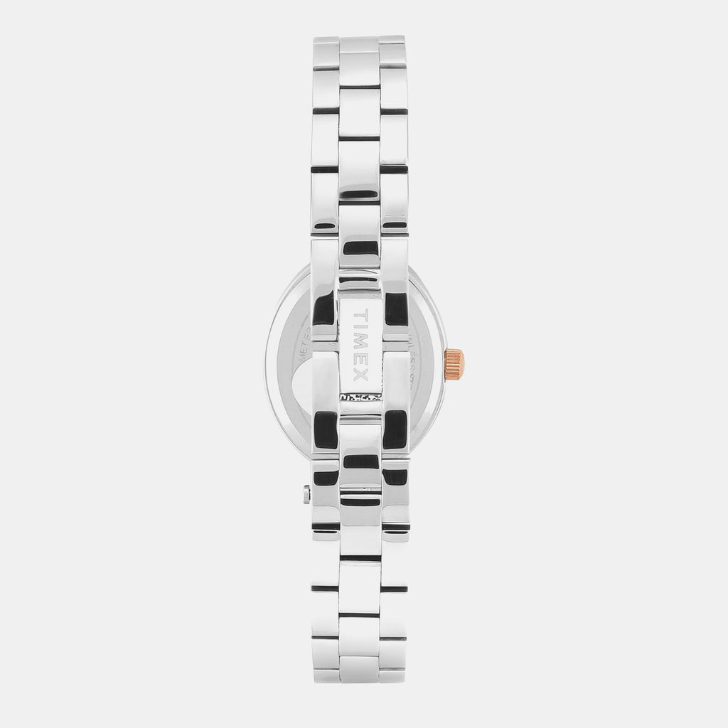 Trendline Women Quartz Mother Of Pearl Dial Analog Brass Watch TWEL27201
