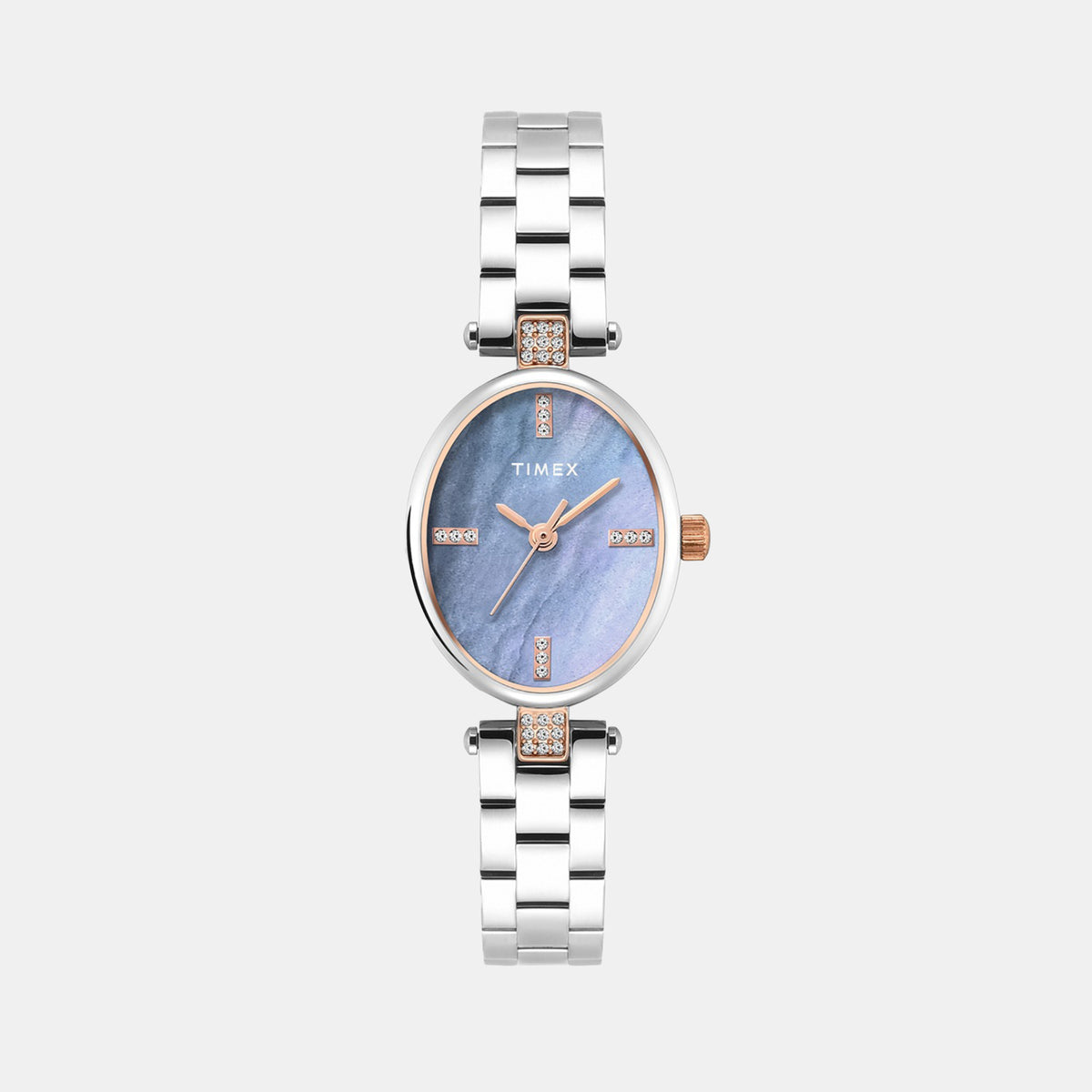 Trendline Women Quartz Mother Of Pearl Dial Analog Brass Watch TWEL27201