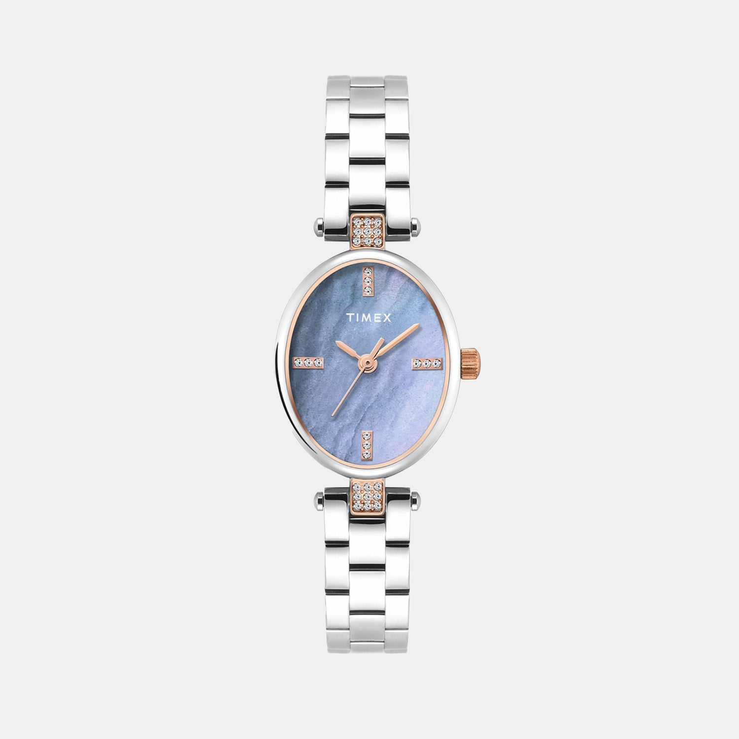Trendline Women Quartz Mother Of Pearl Dial Analog Brass Watch TWEL27201