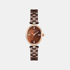 Trendline Women Quartz Mother Of Pearl Dial Analog Brass Watch TWEL27202