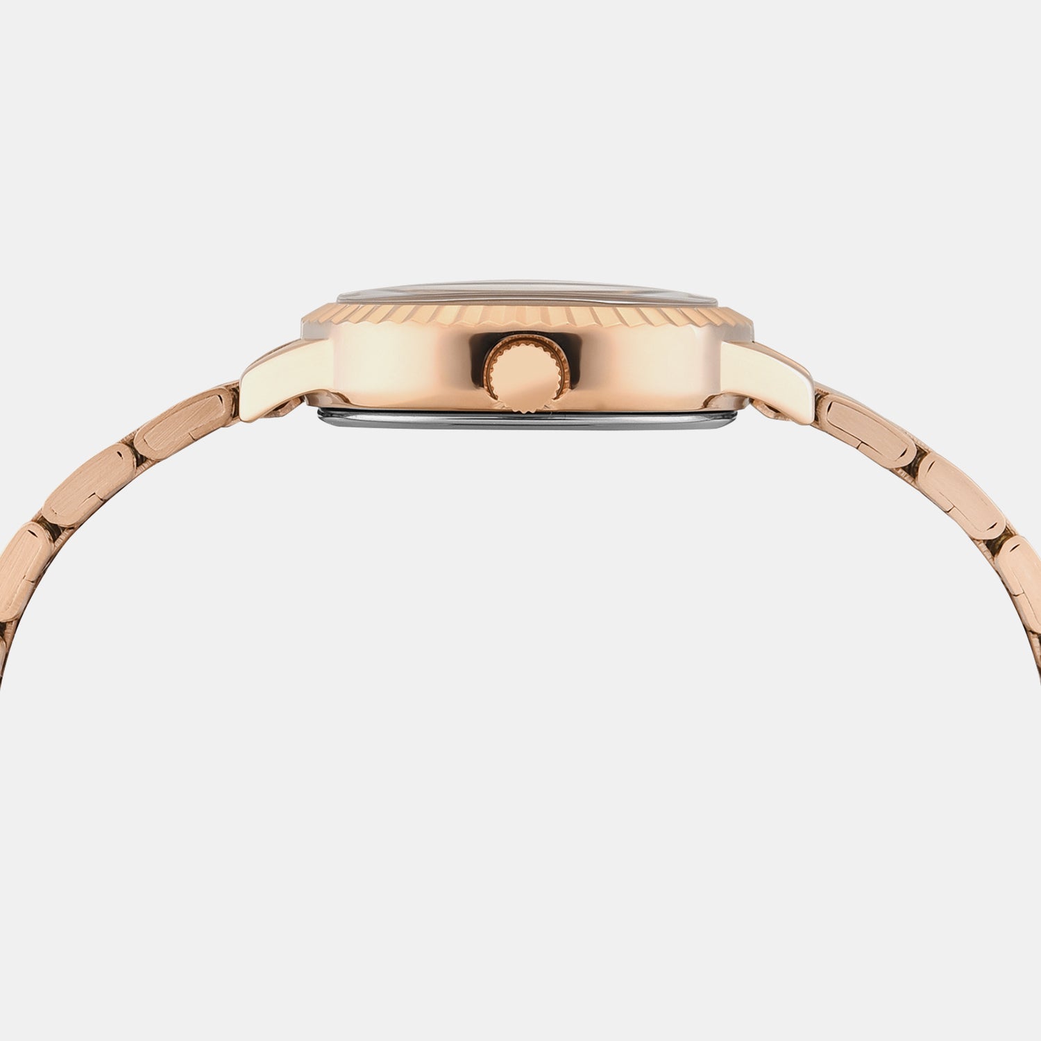 Trendline Women Quartz Burgundy Dial Analog Stainless Steel Watch TWEL27300