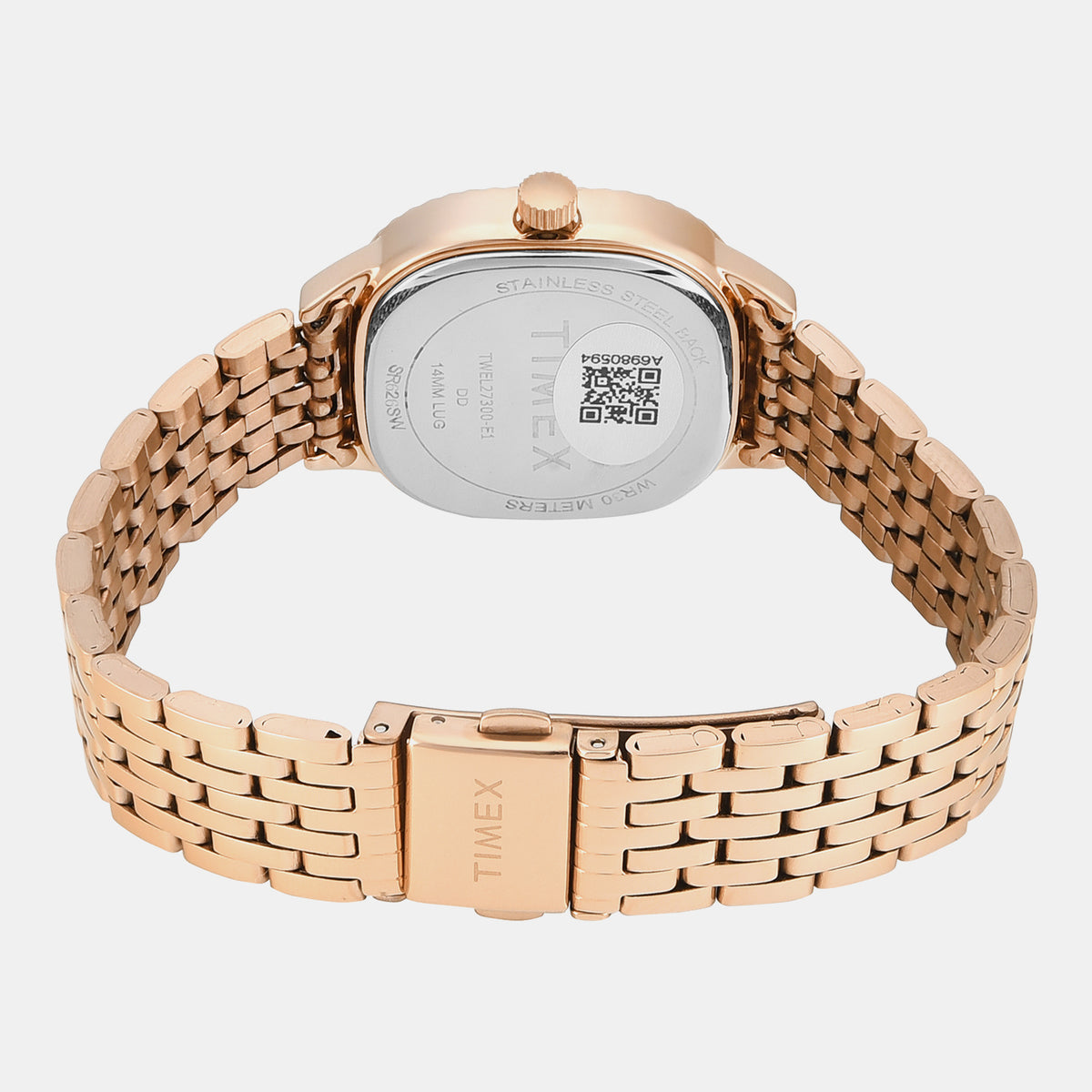 Trendline Women Quartz Burgundy Dial Analog Stainless Steel Watch TWEL27300