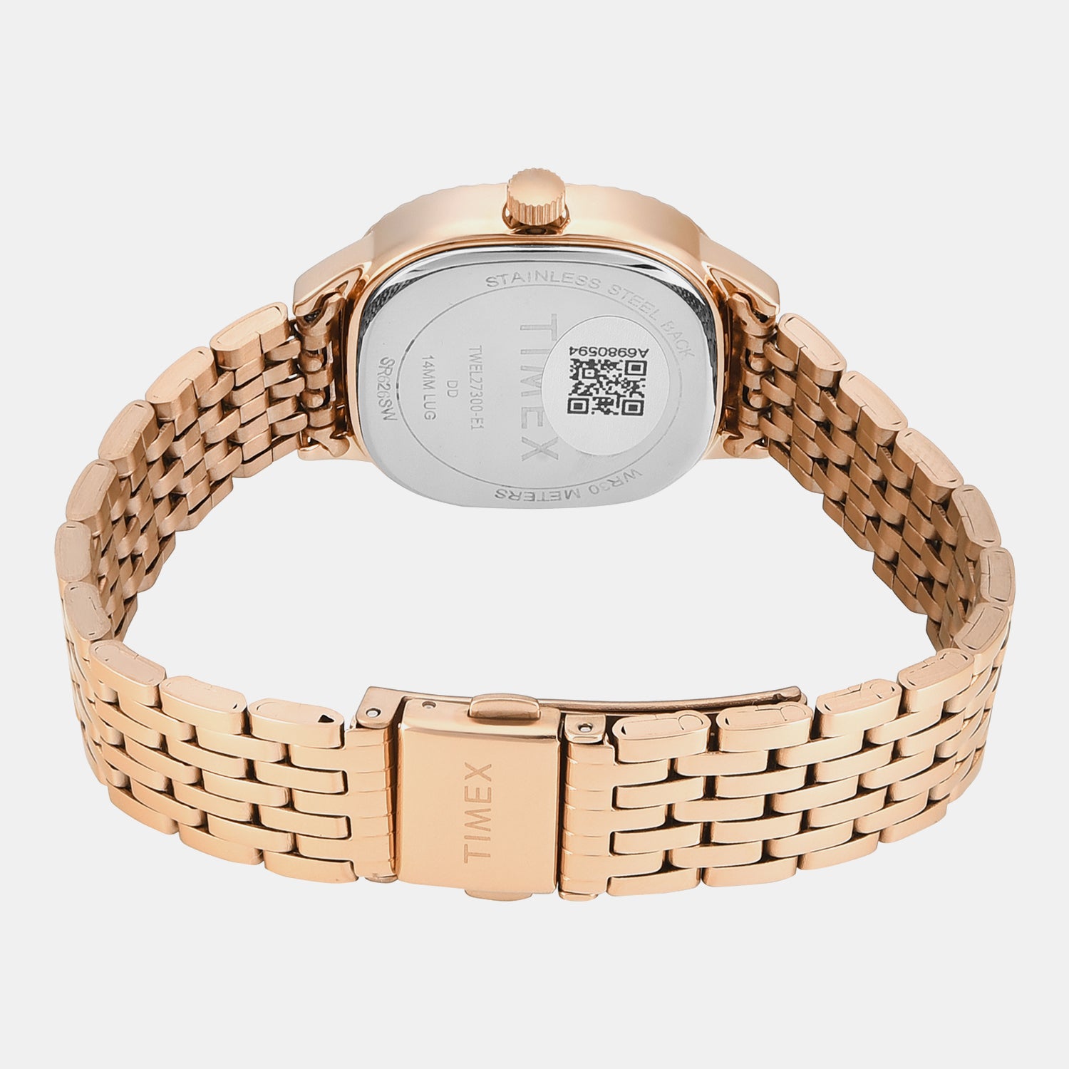 Trendline Women Quartz Burgundy Dial Analog Stainless Steel Watch TWEL27300