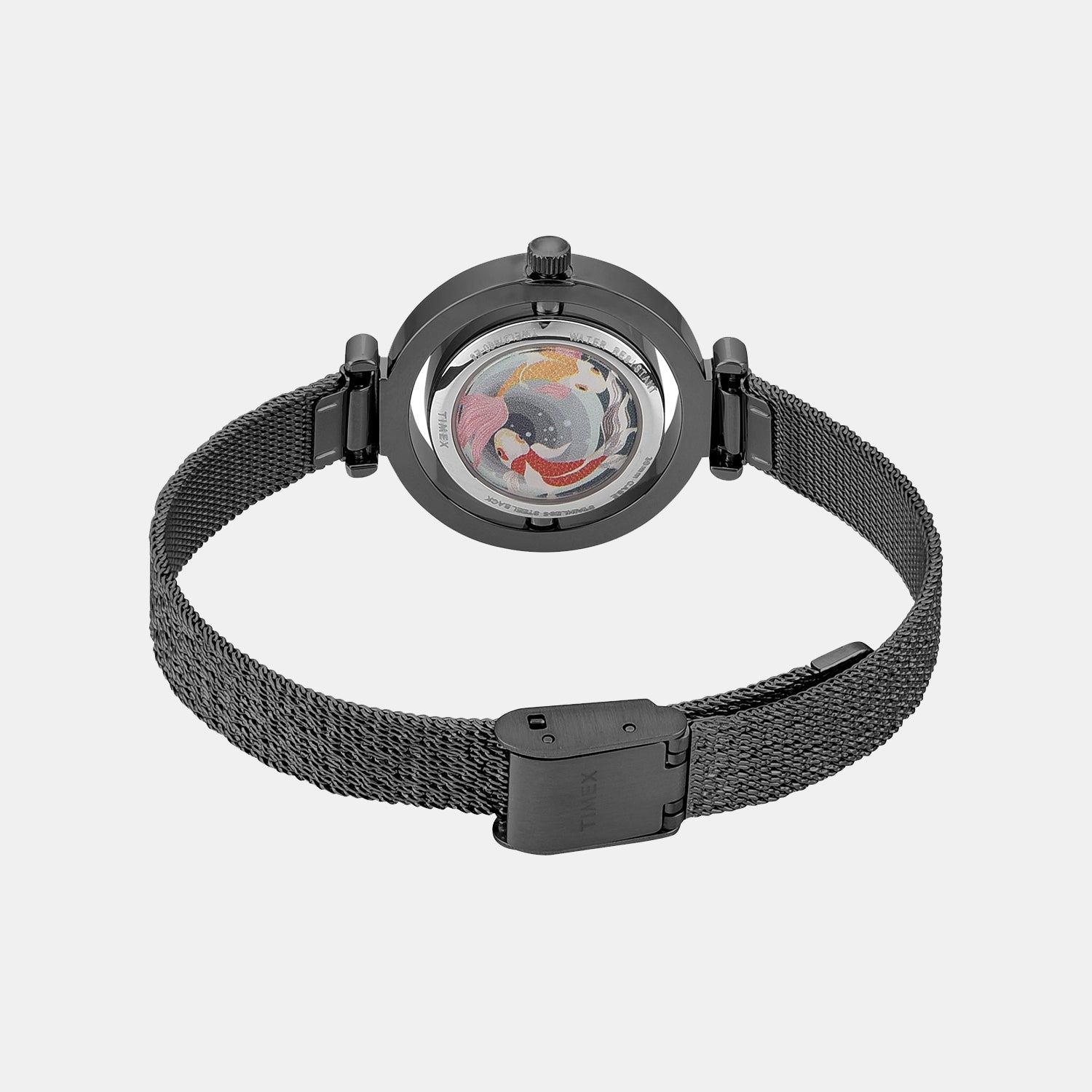 Fria Women Quartz Mother Of Pearl Dial Analog Mesh Watch TWEL27800