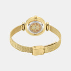Fria Women Quartz Mother Of Pearl Dial Analog Mesh Watch TWEL27801
