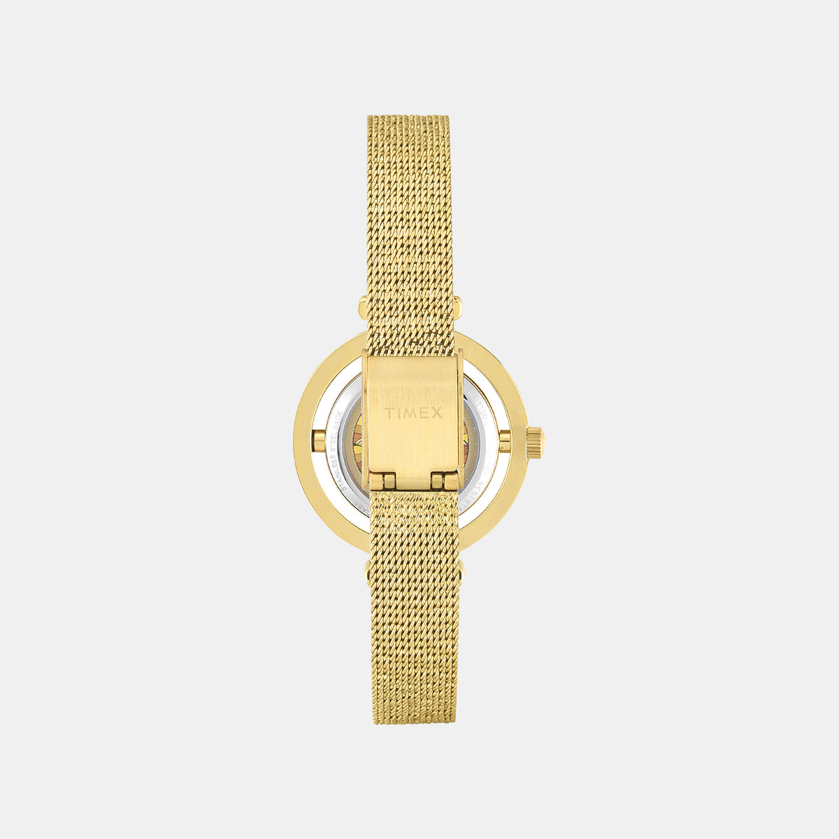 Fria Women Quartz Mother Of Pearl Dial Analog Mesh Watch TWEL27801