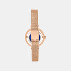 Fria Women Quartz Mother Of Pearl Dial Analog Mesh Watch TWEL27802