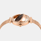 Fria Women Quartz Mother Of Pearl Dial Analog Mesh Watch TWEL27803