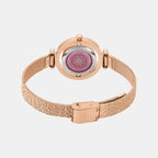 Fria Women Quartz Mother Of Pearl Dial Analog Mesh Watch TWEL27803