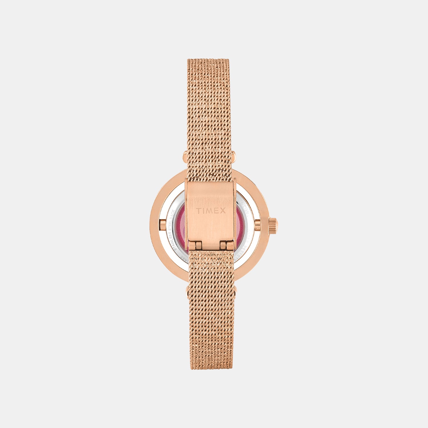 Fria Women Quartz Mother Of Pearl Dial Analog Mesh Watch TWEL27803