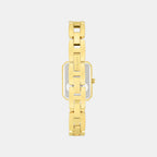 Fria Women Quartz Champagne Dial Analog Brass Watch TWEL27900