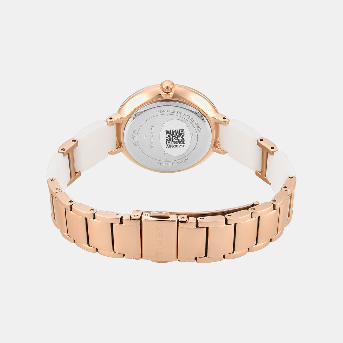 Fria Women Quartz White Dial Analog Stainless Steel Watch TWEL28003