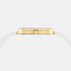 Fria Women Quartz White Dial Analog Ceramic Watch TWEL28101