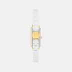 Fria Women Quartz White Dial Analog Ceramic Watch TWEL28101